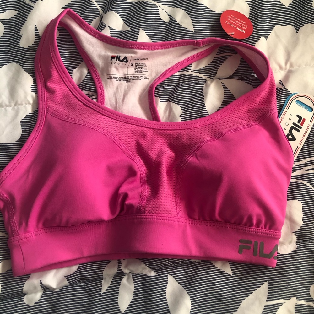 NWT Fila Pink Sport Bra - S